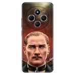 Senada Xiaomi Redmi A4 5G ile Uyumlu Kılıf Desenli TPU Cover Silikon Asil Atatürk