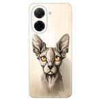 Senada Xiaomi Redmi A5 İle Uyumlu Kılıf Dekoratif Silikon Baskılı Kapak Sfenks Kedi