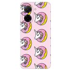 Senada Xiaomi Redmi A5 İle Uyumlu Kılıf Dekoratif Silikon Baskılı Kapak Unicorn Donut