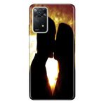 Senada Xiaomi Redmi Note 11 Pro 5G İle Uyumlu Kılıf 0.4Mm Lazer Kesim Silikon Aşk Manzara Uyumlu