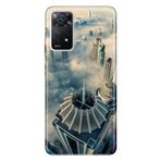 Senada Xiaomi Redmi Note 11 Pro 5G İle Uyumlu Kılıf 0.4Mm Lazer Kesim Silikon Dubai Manzara
