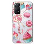 Senada Xiaomi Redmi Note 11 Pro Uyumlu İle Uyumlu Kılıf 0.4Mm Lazer Kesim Silikon Cupcake Donut
