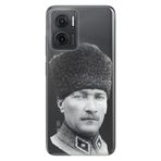 Senada Xiaomi Redmi Note 11E İle Uyumlu Kılıf 0.4Mm Silikon Desenli Atatürk Paşa