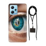 Senada Xiaomi Redmi Note 12 5g ile Uyumlu Kılıf Atatürk Yolunda Silikon İpli Boyun Askı Aparatı