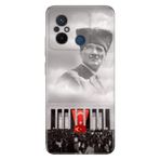 Senada Xiaomi Redmi Note 12 5G İle Uyumlu Kılıf Silikon Desenli Resimli Kapak Gazi Mustafa
