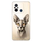 Senada Xiaomi Redmi Note 12 5G İle Uyumlu Kılıf Silikon Desenli Resimli Kapak Sfenks Kedi