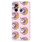Senada Xiaomi Redmi Note 12 5G İle Uyumlu Kılıf Silikon Desenli Resimli Kapak Unicorn Donut