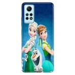 Senada Xiaomi Redmi Note 12 Pro 4G ile Uyumlu Kılıf Resimli Desenli Silikon ElsaAnnaOlaf