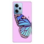 Senada Xiaomi Redmi Note 12 Pro 5g ile Uyumlu Kılıf Resimli Desenli Silikon Butterfly