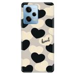Senada Xiaomi Redmi Note 12 Pro 5g ile Uyumlu Kılıf Resimli Desenli Silikon Heart