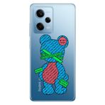 Senada Xiaomi Redmi Note 12 Pro 5g ile Uyumlu Kılıf Resimli Desenli Silikon Kayıp Ayıcık