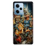 Senada Xiaomi Redmi Note 12 Pro 5g ile Uyumlu Kılıf Resimli Desenli Silikon Köy