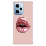 Senada Xiaomi Redmi Note 12 Pro 5g ile Uyumlu Kılıf Resimli Desenli Silikon Lipstick
