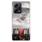 Senada Xiaomi Redmi Note 12 Pro 5G İle Uyumlu Kılıf Silikon Desenli Resimli Kapak Gazi Mustafa