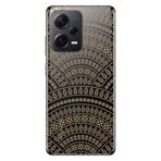 Senada Xiaomi Redmi Note 12 Pro 5G İle Uyumlu Kılıf Silikon Desenli Resimli Kapak Mat Mandala