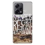 Senada Xiaomi Redmi Note 12 Pro 5G İle Uyumlu Kılıf Silikon Desenli Resimli Kapak Never