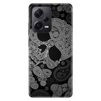 Senada Xiaomi Redmi Note 12 Pro 5G İle Uyumlu Kılıf Silikon Desenli Resimli Kapak Skuller