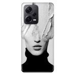 Senada Xiaomi Redmi Note 12 Pro 5G İle Uyumlu Kılıf Silikon Tioserisi Art Girl