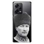 Senada Xiaomi Redmi Note 12 Pro 5G İle Uyumlu Kılıf Silikon Tioserisi Atatürk Paşa