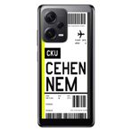 Senada Xiaomi Redmi Note 12 Pro 5G İle Uyumlu Kılıf Silikon Tioserisi Cehennem Uçak Bileti
