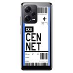 Senada Xiaomi Redmi Note 12 Pro 5G İle Uyumlu Kılıf Silikon Tioserisi Cennet Uçak Bileti