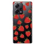 Senada Xiaomi Redmi Note 12 Pro 5G İle Uyumlu Kılıf Silikon Tioserisi Çilek Motif