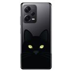Senada Xiaomi Redmi Note 12 Pro 5G İle Uyumlu Kılıf Silikon Tioserisi Kara Kedi