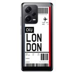 Senada Xiaomi Redmi Note 12 Pro 5G İle Uyumlu Kılıf Silikon Tioserisi Londra Uçak Bileti