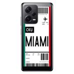 Senada Xiaomi Redmi Note 12 Pro 5G İle Uyumlu Kılıf Silikon Tioserisi Miami Uçak Bileti