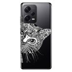 Senada Xiaomi Redmi Note 12 Pro 5G İle Uyumlu Kılıf Silikon Tioserisi Tekir Kedi Mandala