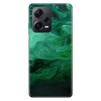 Senada Xiaomi Redmi Note 12 Pro 5G İle Uyumlu Kılıf Silikon Tioserisi Yeşil Çizim Mermer