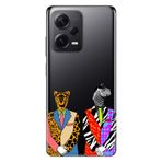 Senada Xiaomi Redmi Note 12 Pro 5G İle Uyumlu Kılıf Silikon Tioserisi Zebra Kaplan Retro