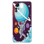 Senada Xiaomi Redmi Note 12S İle Uyumlu Kılıf Kamera Korumalı Silikon Desenli Resimli Kapak Astronot
