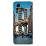 Senada Xiaomi Redmi Note 12S İle Uyumlu Kılıf Kamera Korumalı Silikon Desenli Resimli Kapak Brooklyn Köprüsü