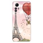 Senada Xiaomi Redmi Note 12S İle Uyumlu Kılıf Kamera Korumalı Silikon Desenli Resimli Kapak Eiffel/Paris