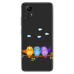 Senada Xiaomi Redmi Note 12S İle Uyumlu Kılıf Kamera Korumalı Silikon Desenli Resimli Kapak Kuşlar