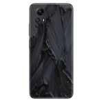 Senada Xiaomi Redmi Note 12S İle Uyumlu Kılıf Kamera Korumalı Silikon Desenli Resimli Kapak Siyah Beton