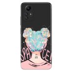 Senada Xiaomi Redmi Note 12S İle Uyumlu Kılıf Kamera Korumalı Silikon Desenli Resimli Kapak Uzaydan Gelen Kız