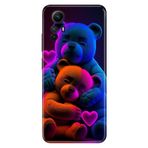 Senada Xiaomi Redmi Note 12s ile Uyumlu Kılıf Resimli Desenli Silikon Bear Love