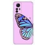 Senada Xiaomi Redmi Note 12s ile Uyumlu Kılıf Resimli Desenli Silikon Butterfly