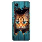 Senada Xiaomi Redmi Note 12s ile Uyumlu Kılıf Resimli Desenli Silikon Cat