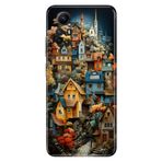Senada Xiaomi Redmi Note 12s ile Uyumlu Kılıf Resimli Desenli Silikon Köy