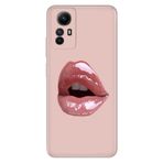 Senada Xiaomi Redmi Note 12s ile Uyumlu Kılıf Resimli Desenli Silikon Lipstick