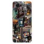 Senada Xiaomi Redmi Note 12s ile Uyumlu Kılıf Resimli Desenli Silikon Newyork Retro