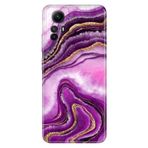 Senada Xiaomi Redmi Note 12s ile Uyumlu Kılıf Resimli Desenli Silikon Pembe Ametist