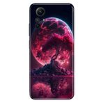 Senada Xiaomi Redmi Note 12s ile Uyumlu Kılıf Resimli Desenli Silikon Red World