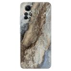 Senada Xiaomi Redmi Note 12s ile Uyumlu Kılıf Resimli Desenli Silikon Safari Mermer