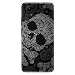 Senada Xiaomi Redmi Note 12S İle Uyumlu Kılıf Silikon Desenli Resimli Kapak Skuller