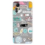 Senada Xiaomi Redmi Note 12S İle Uyumlu Kılıf Silikon Desenli Resimli Kapak Sticker Style