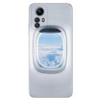 Senada Xiaomi Redmi Note 12S İle Uyumlu Kılıf Silikon Desenli Resimli Kapak Uçak Pencere